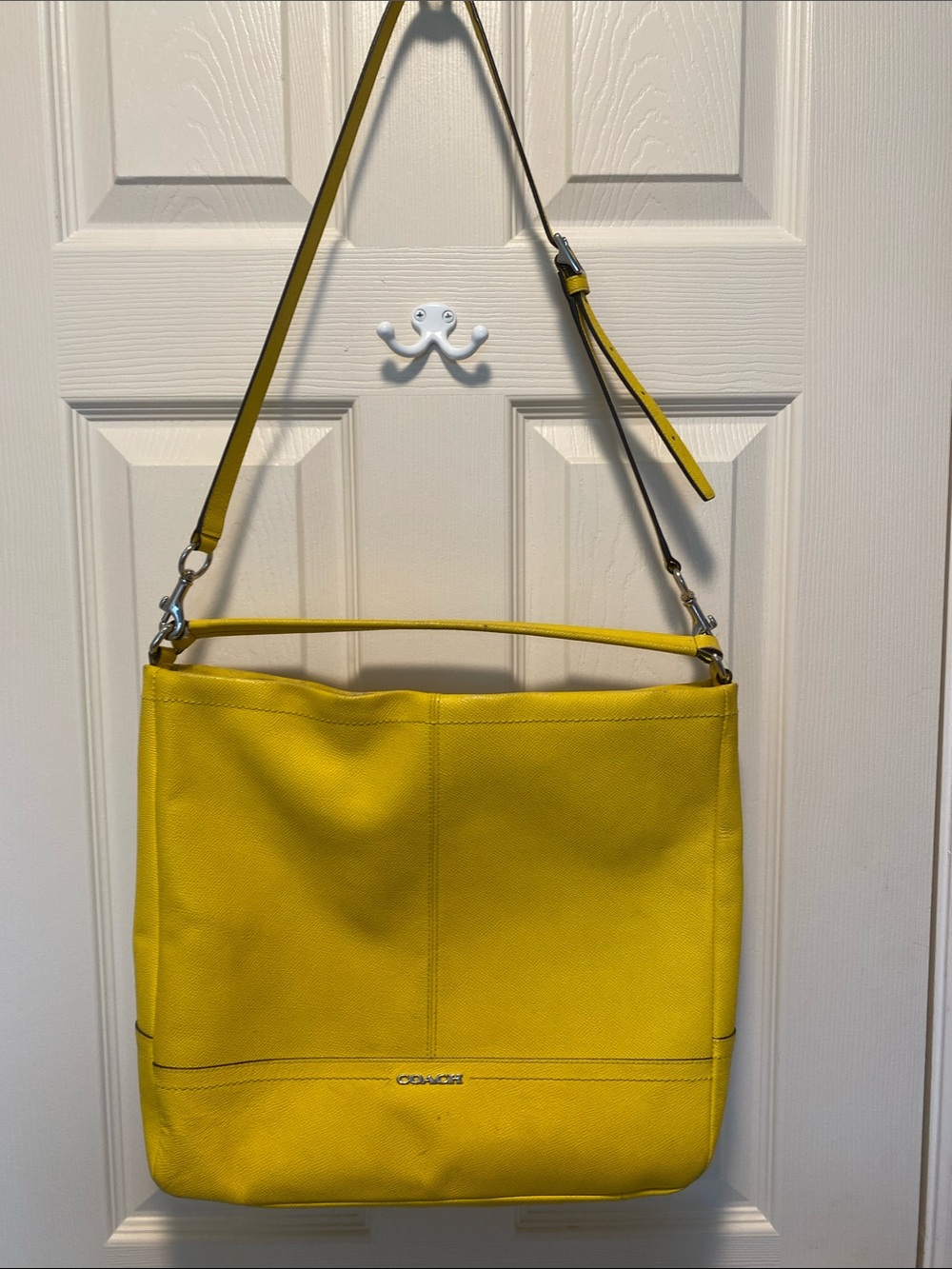 Coach Park Pebbled Leather Hobo Shoulder Bag